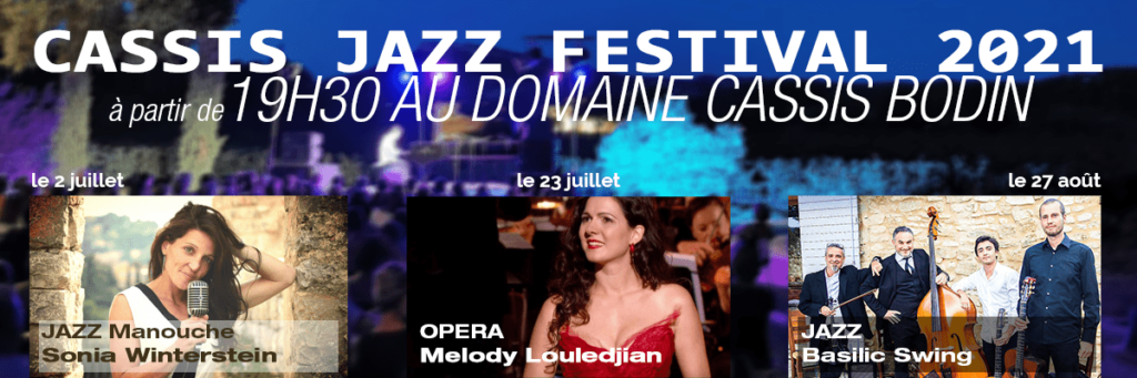 Bodin Cassis Jazz Festival 9e edition 2021