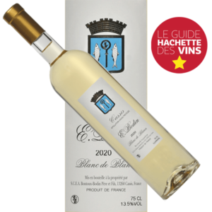 Blanc-blanc-Emile-Bodin-trad-vin-Cassis-Bodin-2020-etoile-guide hachette étiquette